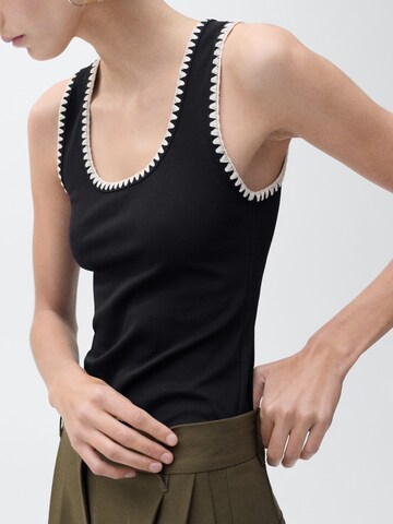 MANGO Top 'LOTO' - fekete