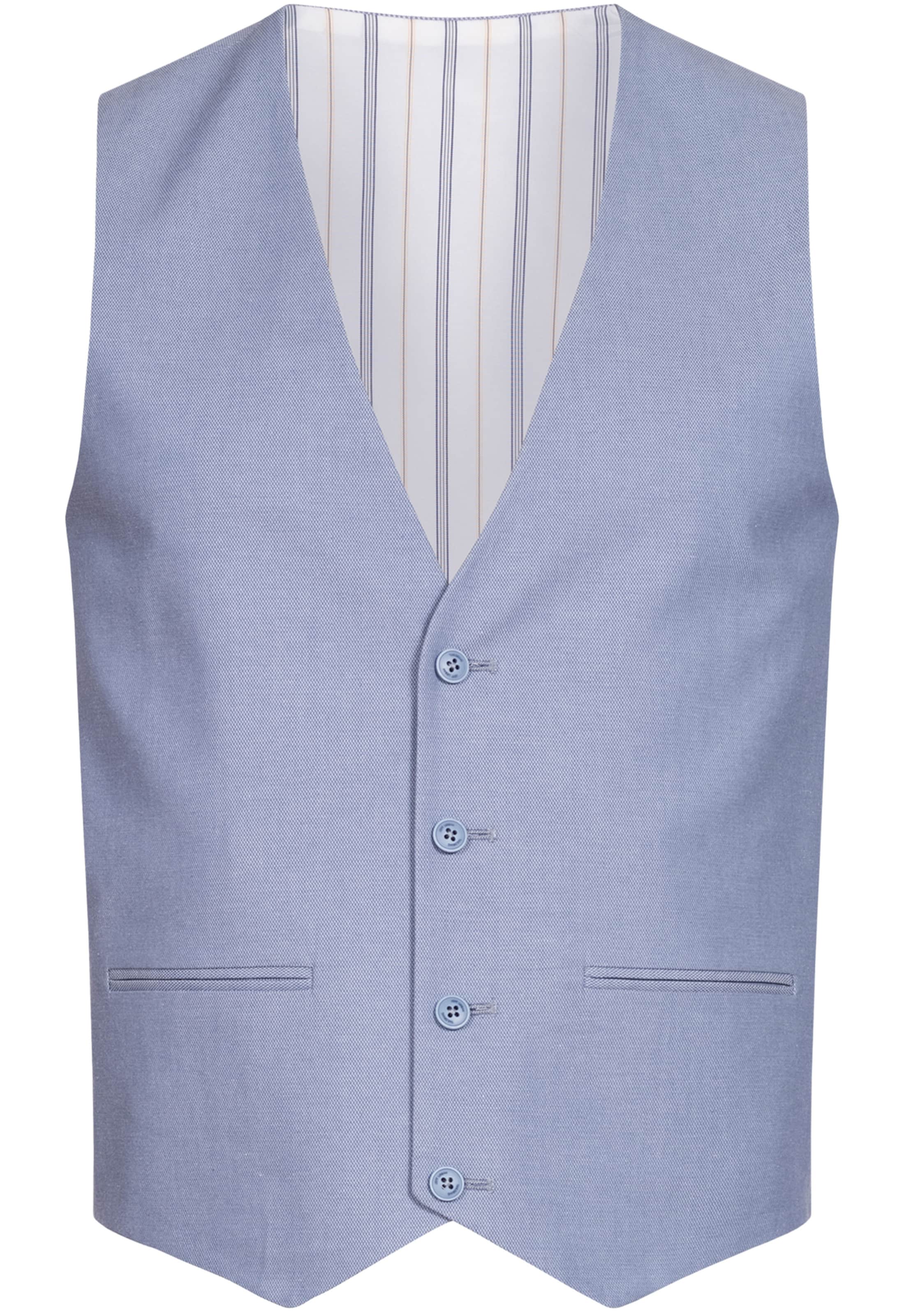 JEFF Gilet ' Nikolaj ' in Blauw: voorkant