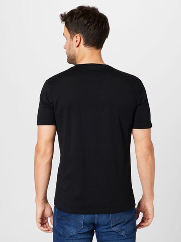 MUSTANG T-Shirt 'Alex' in Schwarz