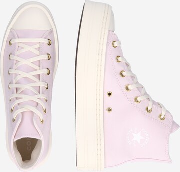 CONVERSE Sneakers hoog 'Chuck Taylor All Star' in Lila