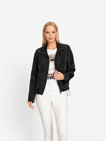 Veste mi-saison heine en noir : devant