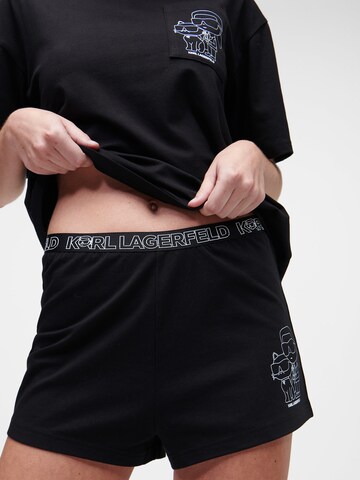 Karl Lagerfeld - Pijama 'Ikonik 2.0' em preto