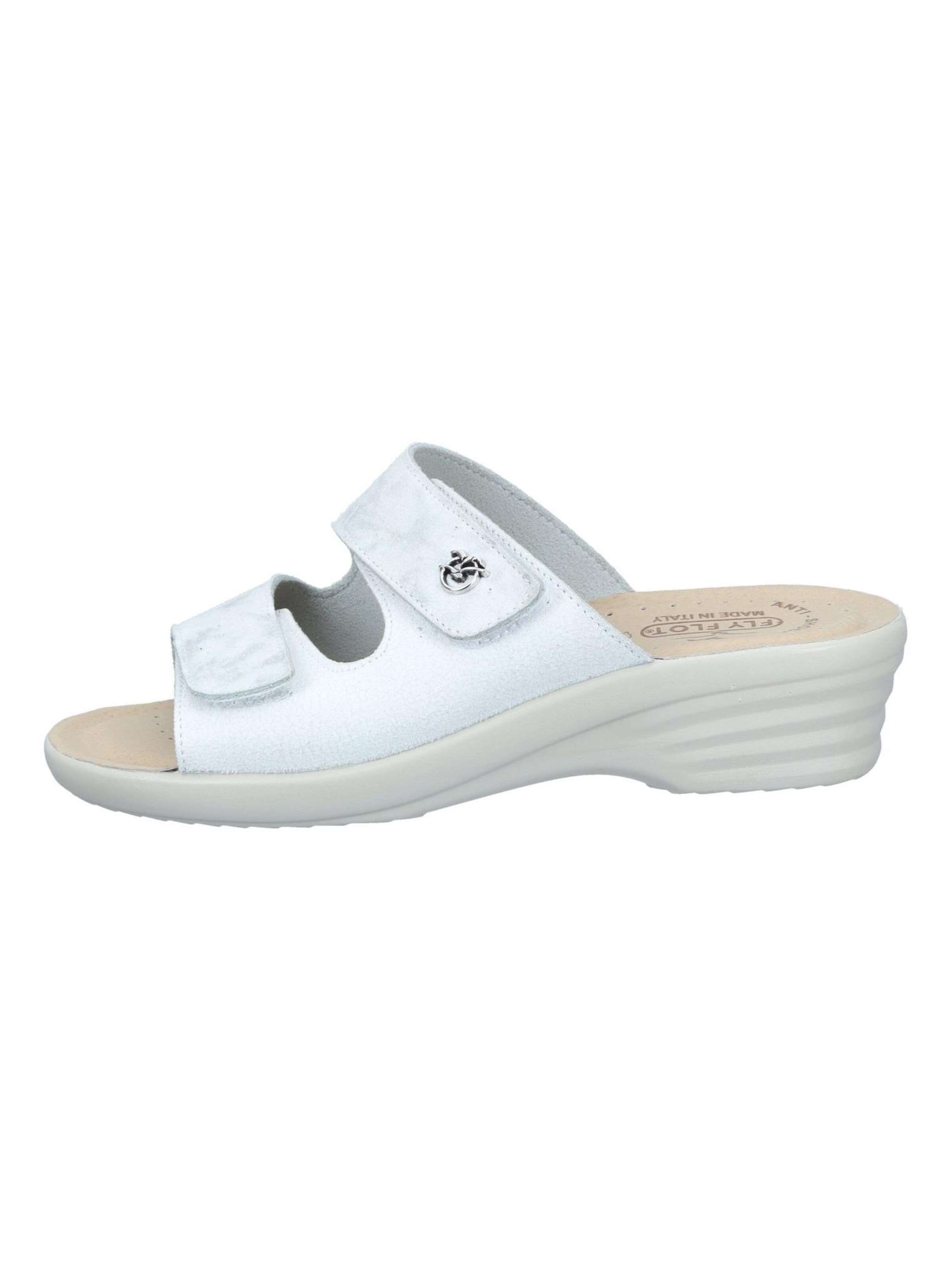 FLY FLOT Mules in White