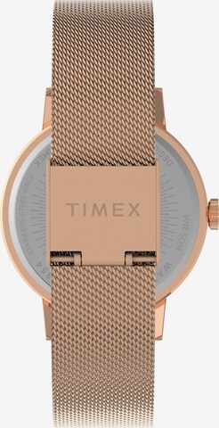 TIMEX Analoog horloge 'Midtown City' in Goud