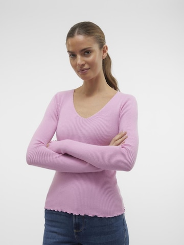 VERO MODA Sweater in Purple