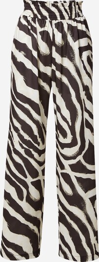 Warehouse Pantalon en noir / blanc naturel, Vue avec produit