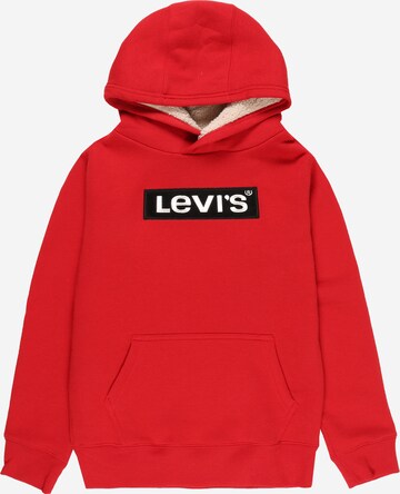 Levi's Kids Sweatshirt in Rood: voorkant