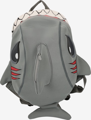 Crazy Safety 3D-Hai-Rucksack 'Shark' in Grau: Vorderseite