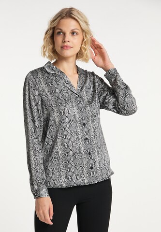 Usha Blouse in Grijs: voorkant