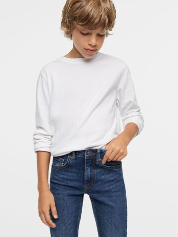 Skinny Jeans de la MANGO KIDS pe albastru