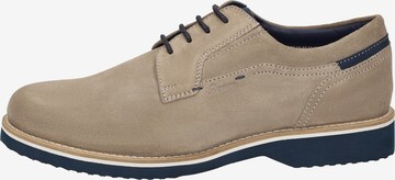 SIOUX Lace-Up Shoes 'Dilip-716-H' in Beige