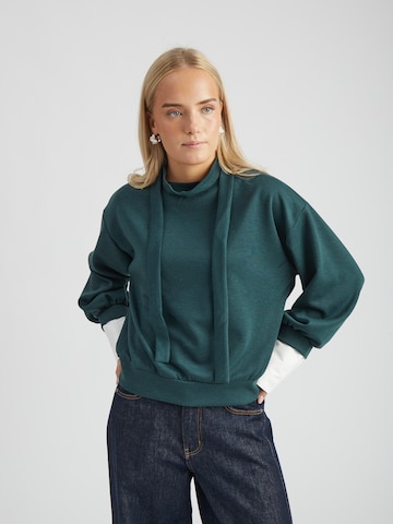 minus - Sudadera 'Cersei' en verde: frente
