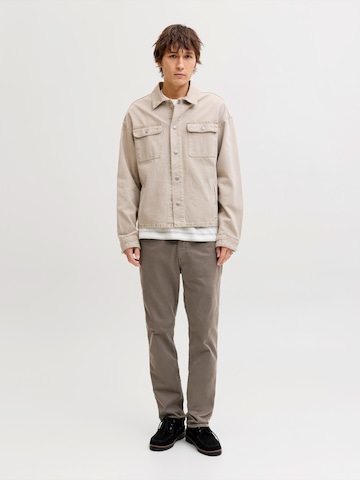 JACK & JONES Regular Byxa 'JPSTCLARK FINN' i brun