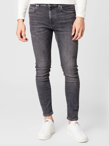 Skinny Jeans 'LAYTON' di TOMMY HILFIGER in grigio: frontale