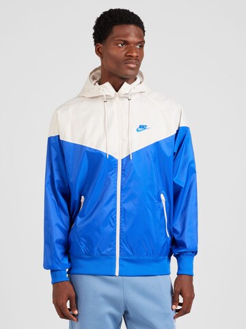Nike Sportswear Between-season jacket in Blue: front