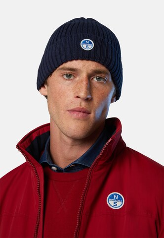 North Sails Muts in Blauw: voorkant