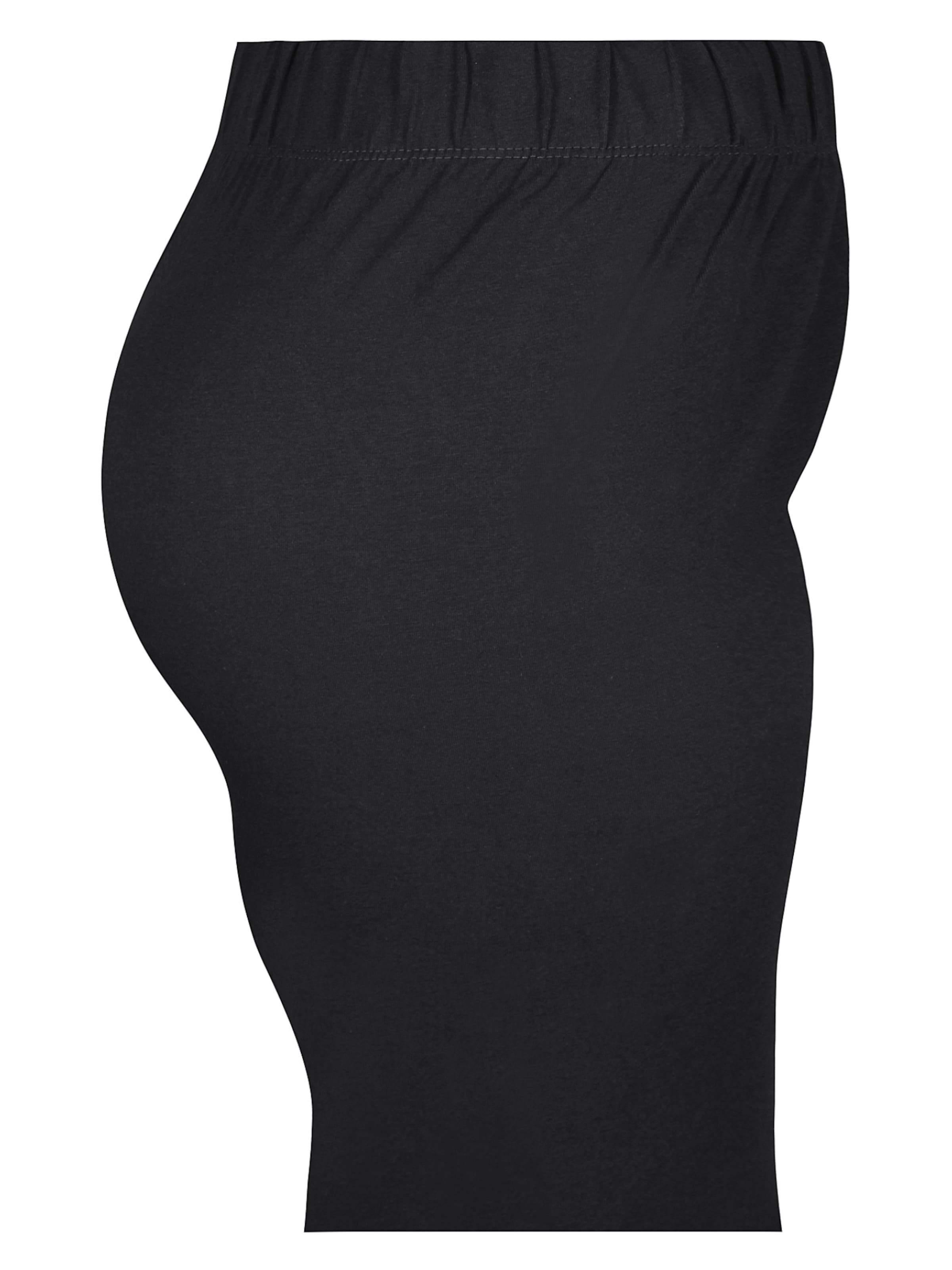 Zhenzi Slimfit Leggings 'Kant 017' i sort