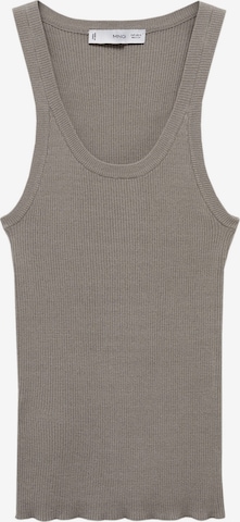 MANGO Knitted top 'RIRI' in Grey: front