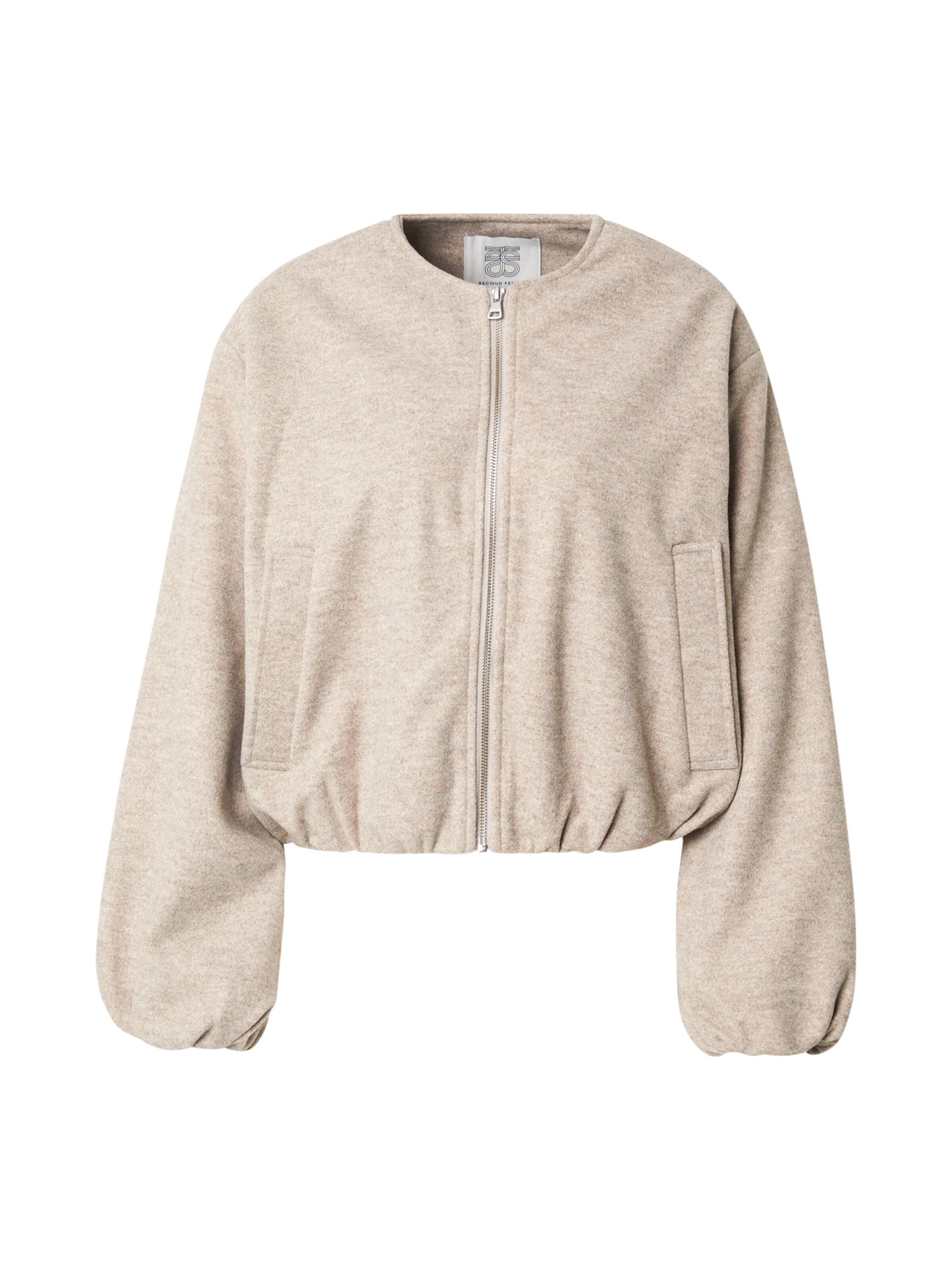 SECOND FEMALE Prehodna jakna 'Dex' | bež barva: sprednja stran