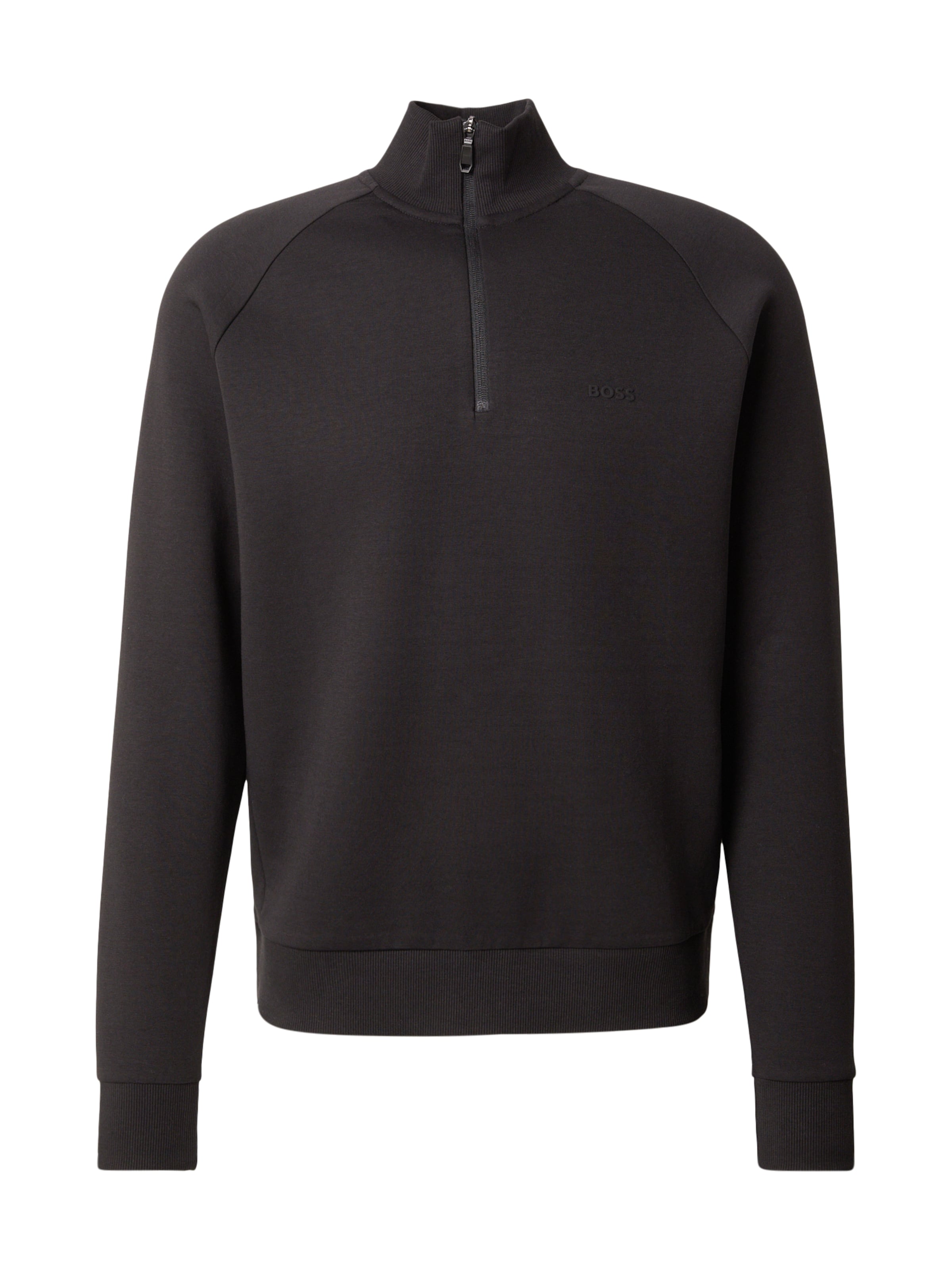 Sweat-shirt BOSS en noir : devant
