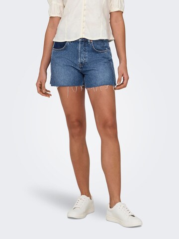 ONLY Regular Shorts 'CARLY' in Blau