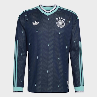 ADIDAS PERFORMANCE Maillot 'Deutschland 26 Authentic' en bleu marine / turquoise / blanc, Vue avec produit