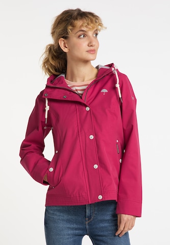 Schmuddelwedda Between-Season Jacket in Red: front