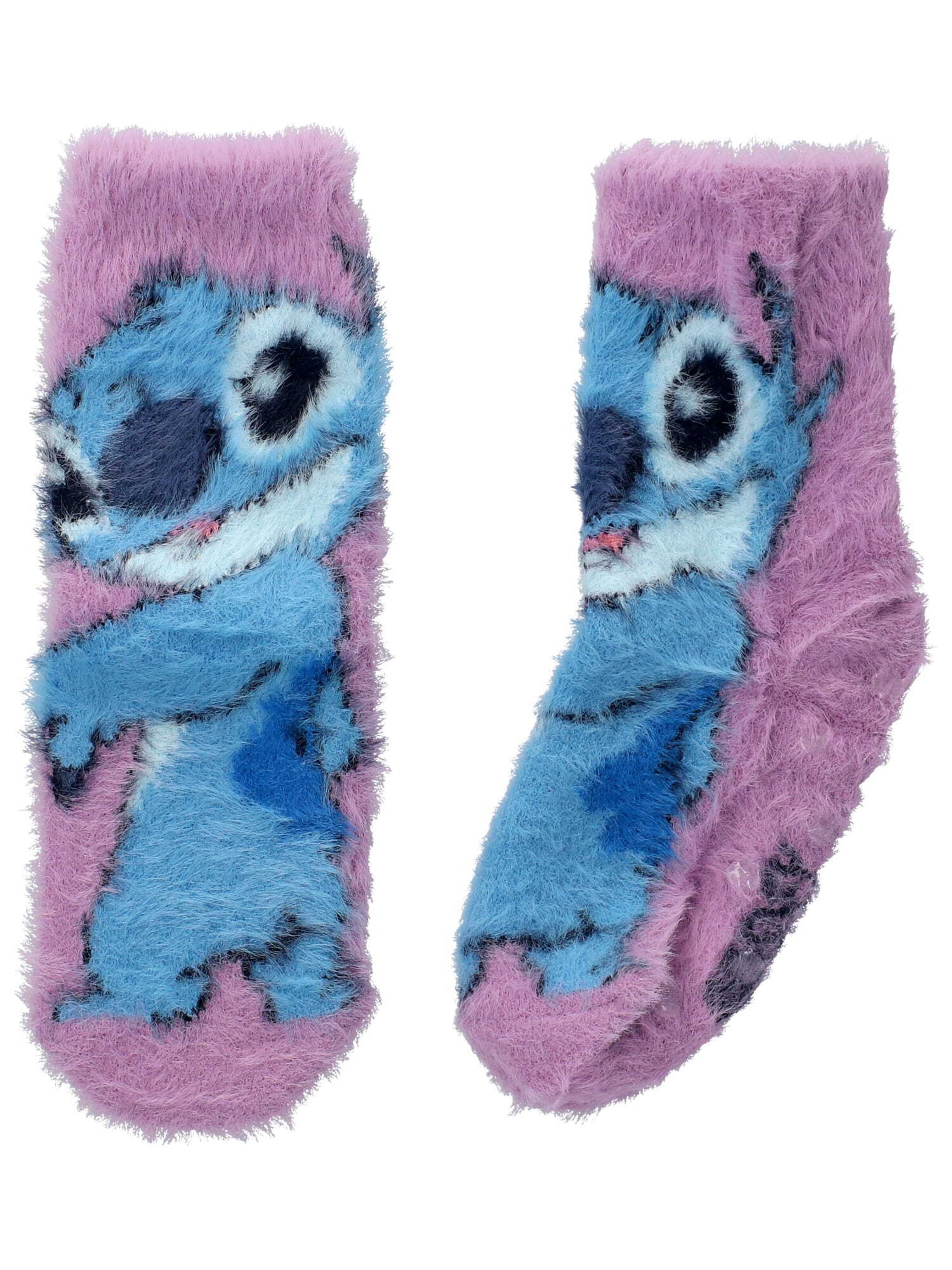 DISNEY Socken 'Lilo & Stitch' in Lila: Vorderseite