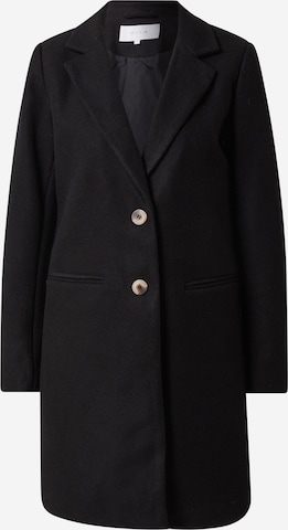 VILA Between-Seasons Coat in Black: front