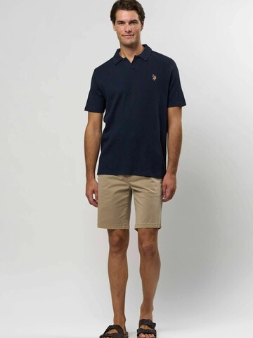 U.S. POLO ASSN. Regular Fit Polo shirt ' Costa ' in Blau
