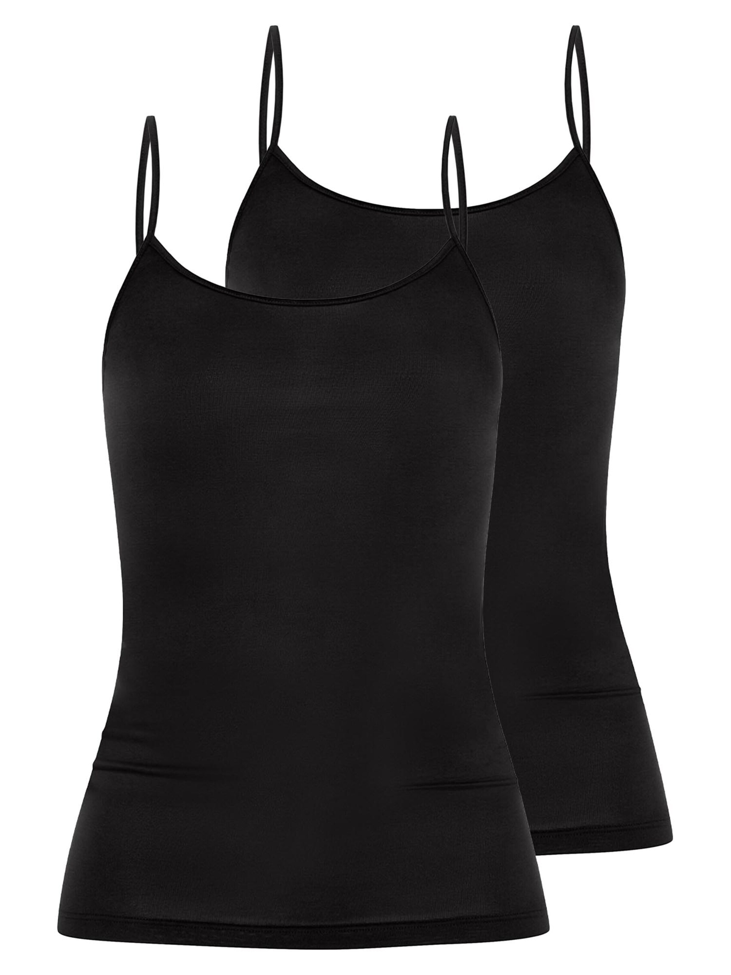 Mey Undershirt 'Emotion' in Black: front