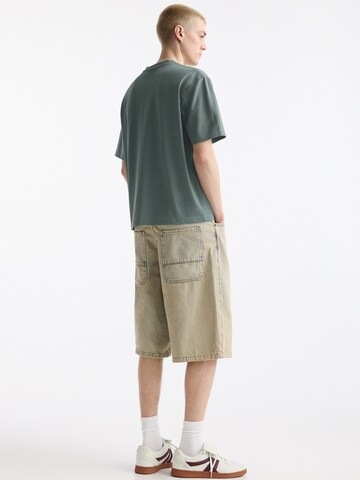 Pull&Bear T-Shirt in Grün