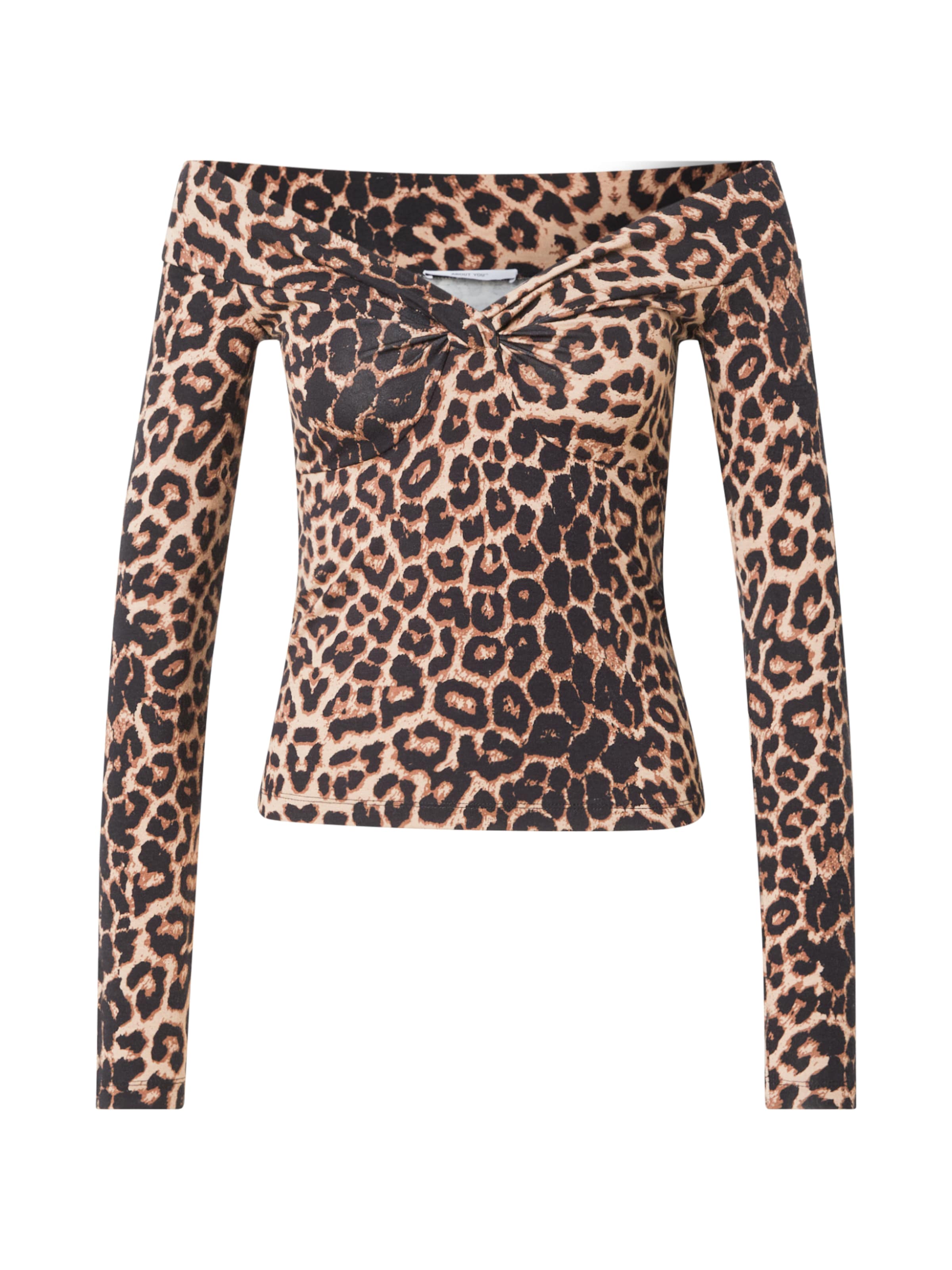 ABOUT YOU Shirt 'Emma' in Brown: front