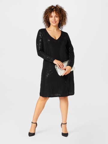 EVOKED Kleid 'Glitta' in Schwarz