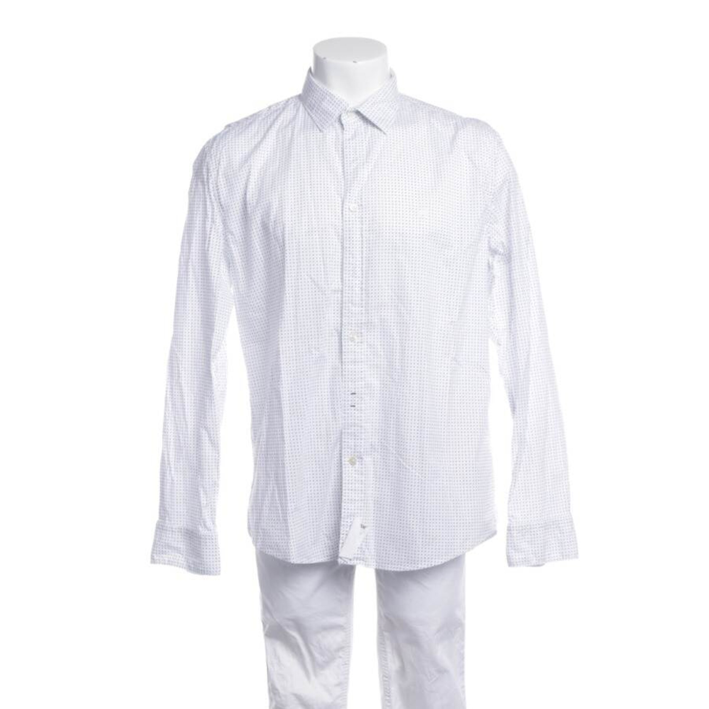Marc O'Polo Button Up Shirt in M in White: front