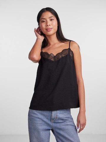 PIECES - Blusa 'TIFFANY' em preto: frente