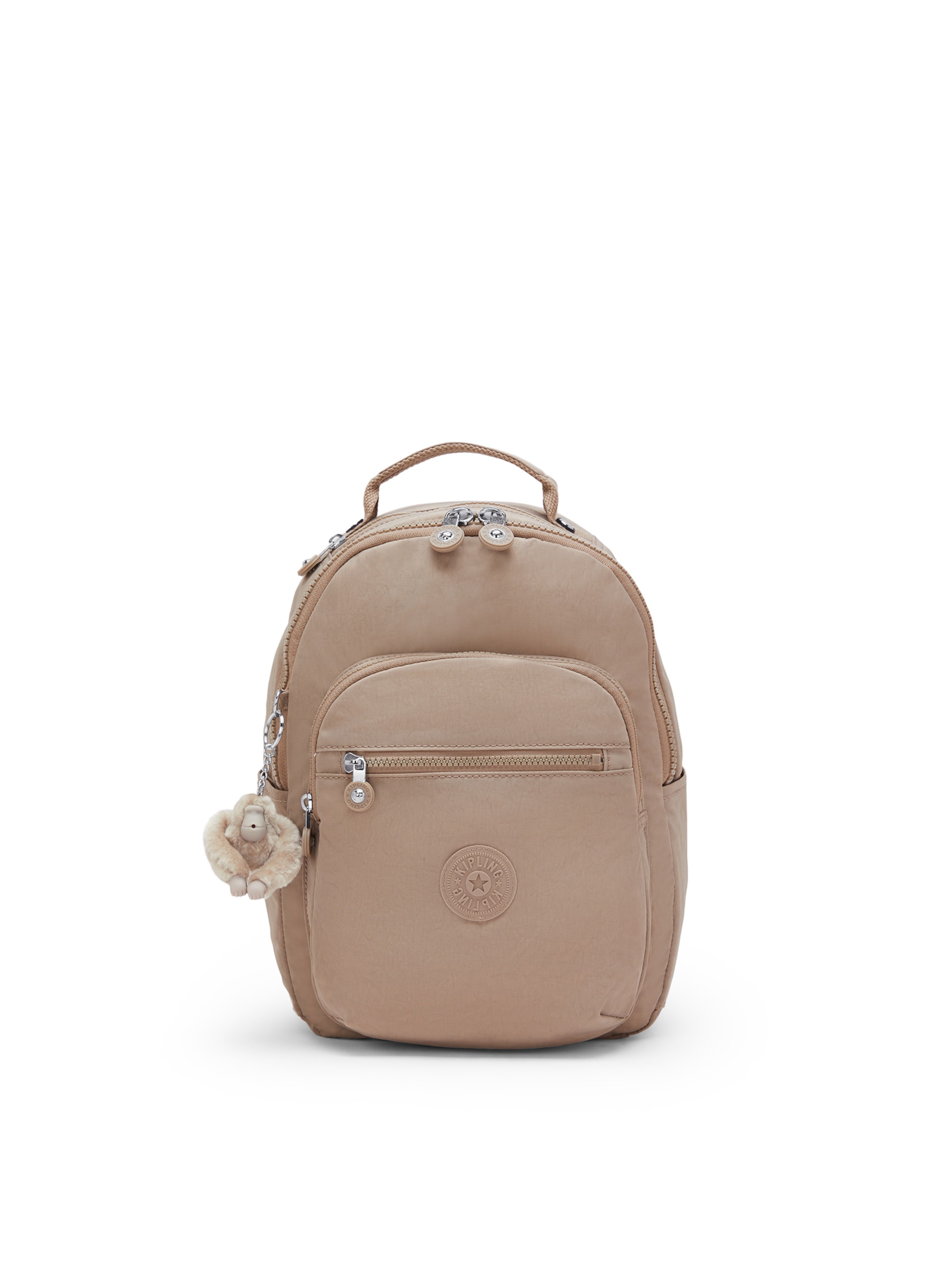 Zaino 'Seoul' di KIPLING in beige: frontale