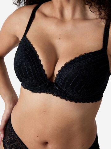 ETAM Push-up Bra 'Panama' in Black