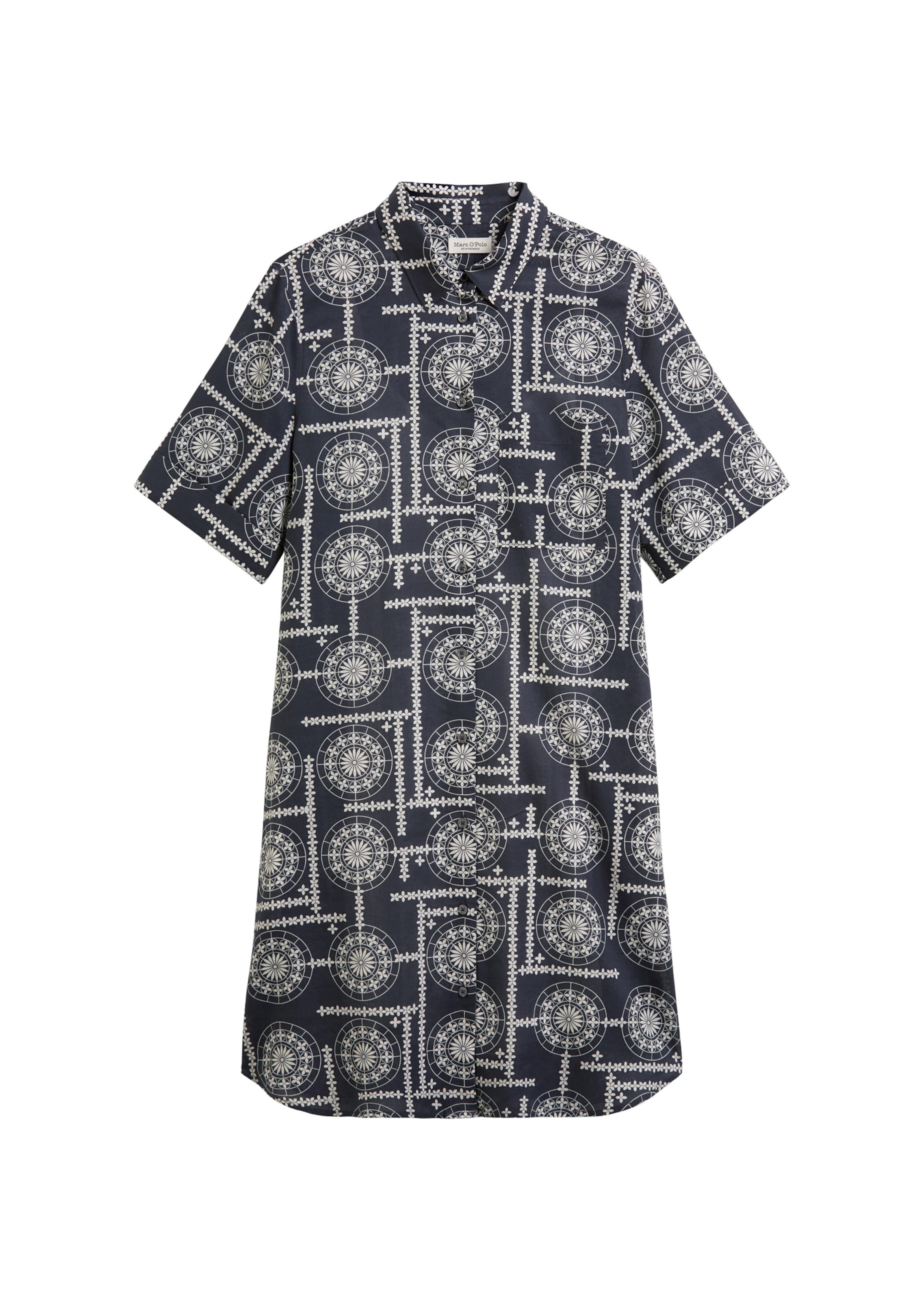 Marc O'Polo Blousejurk in Zwart: voorkant