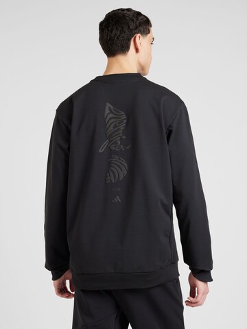 ADIDAS PERFORMANCE Sportsweatshirt in Schwarz: Vorderseite