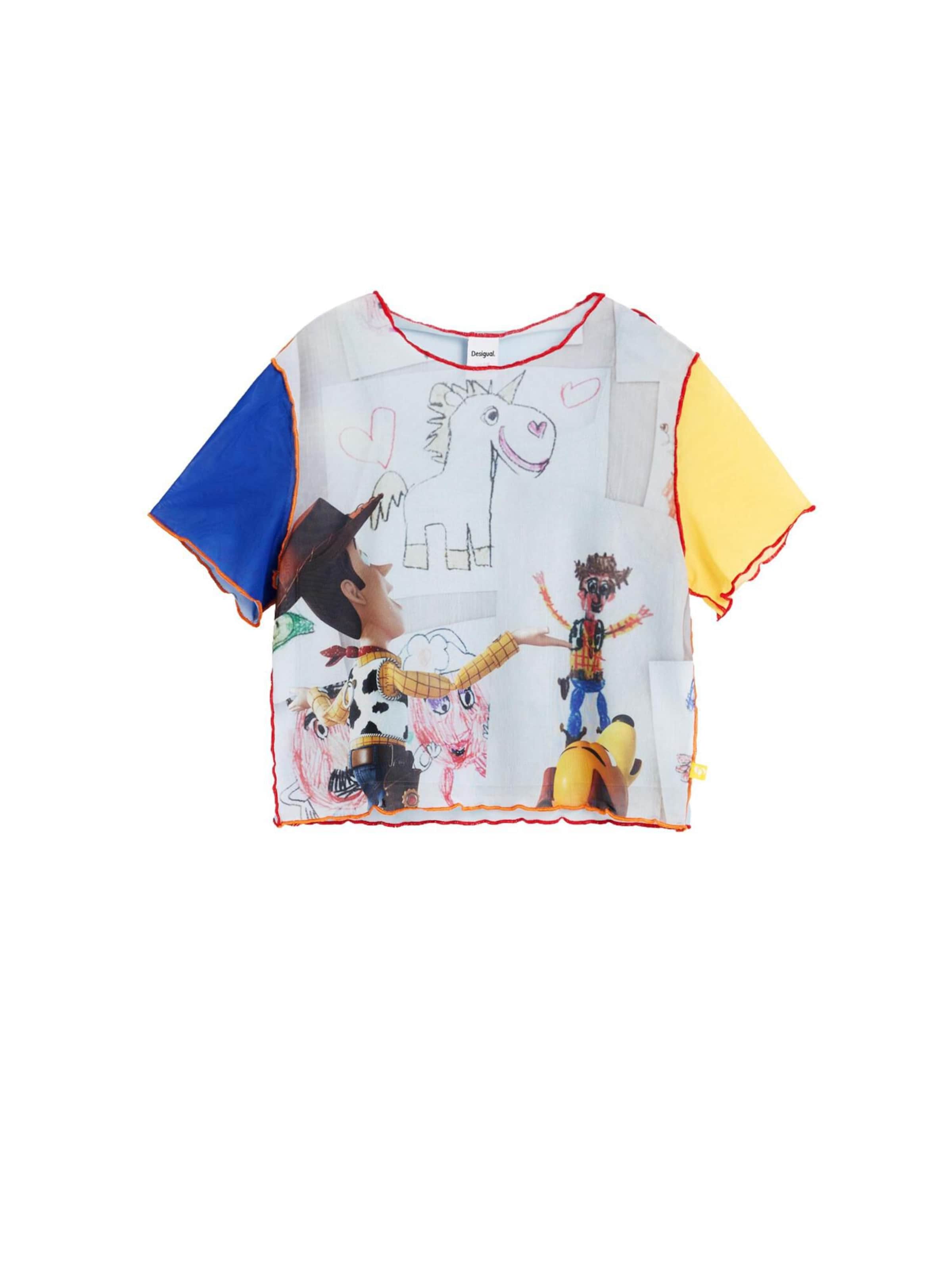 Desigual Tričko – modrá: přední strana