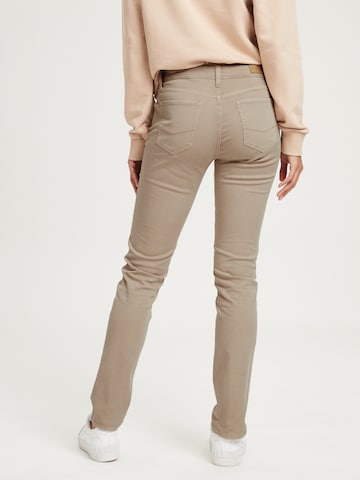 Cross Jeans Slimfit Jeans 'Anya' in Beige