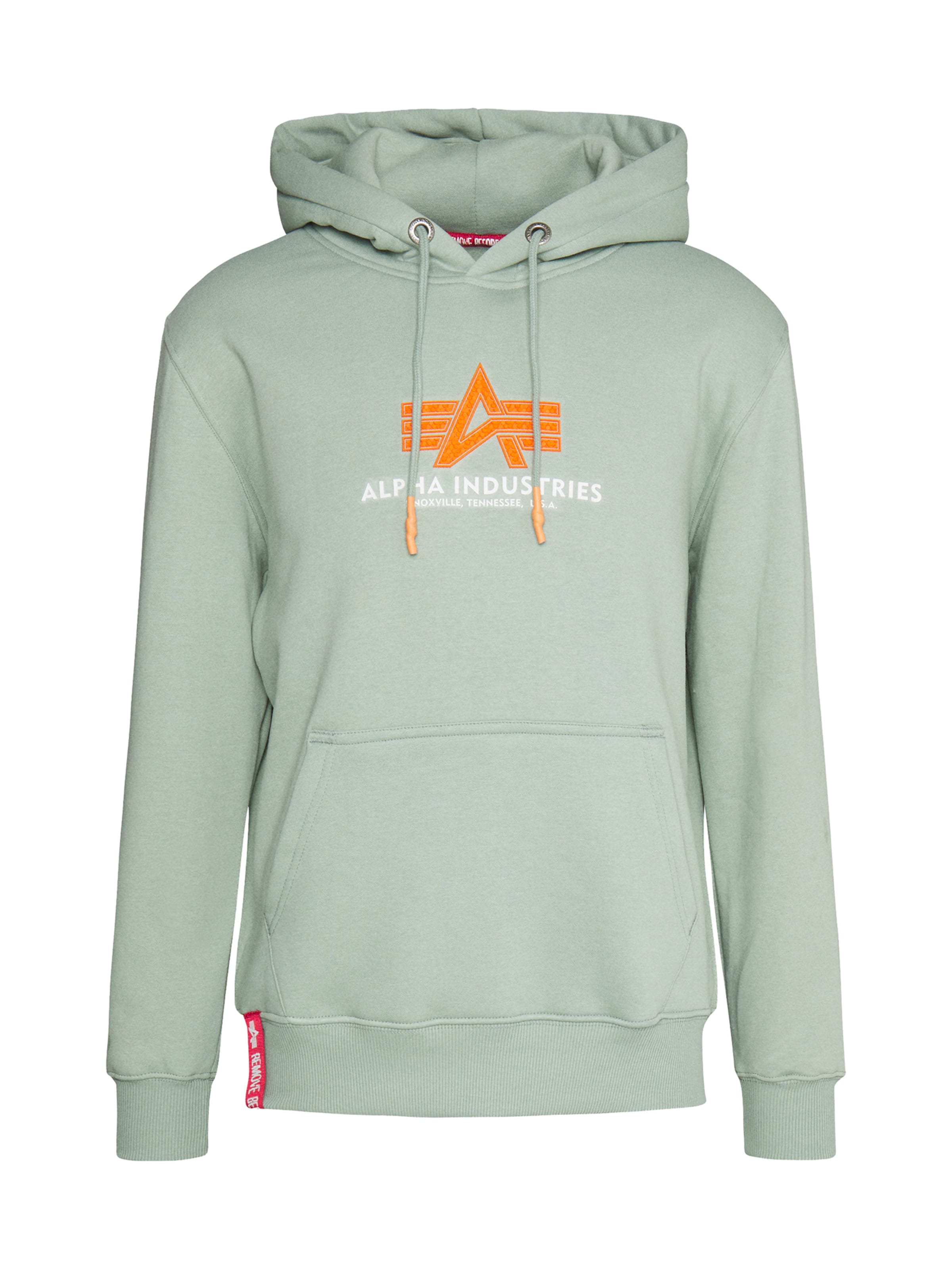 ALPHA INDUSTRIES Sweatshirt in Green: front