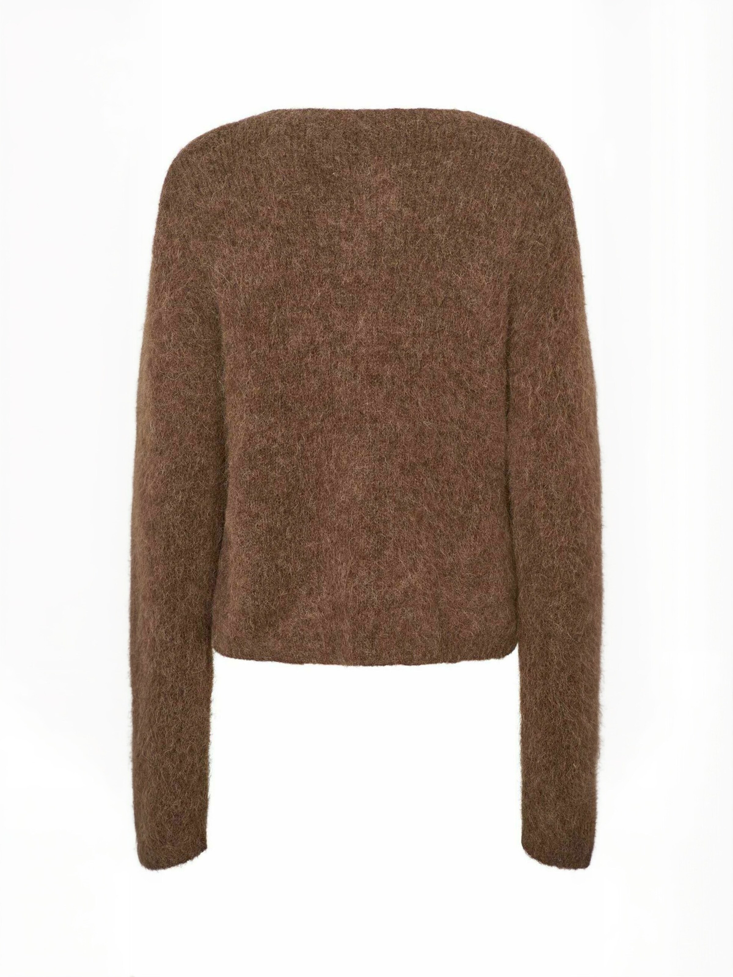 RUE de FEMME - Pullover ' Petra ' em castanho: atrás