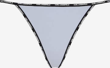 Karl Lagerfeld - Tanga em azul: frente