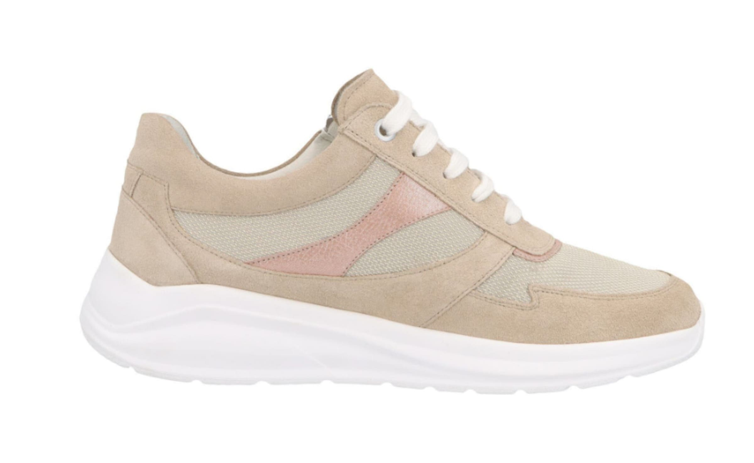 SOLIDUS Lace-Up Shoes in Beige