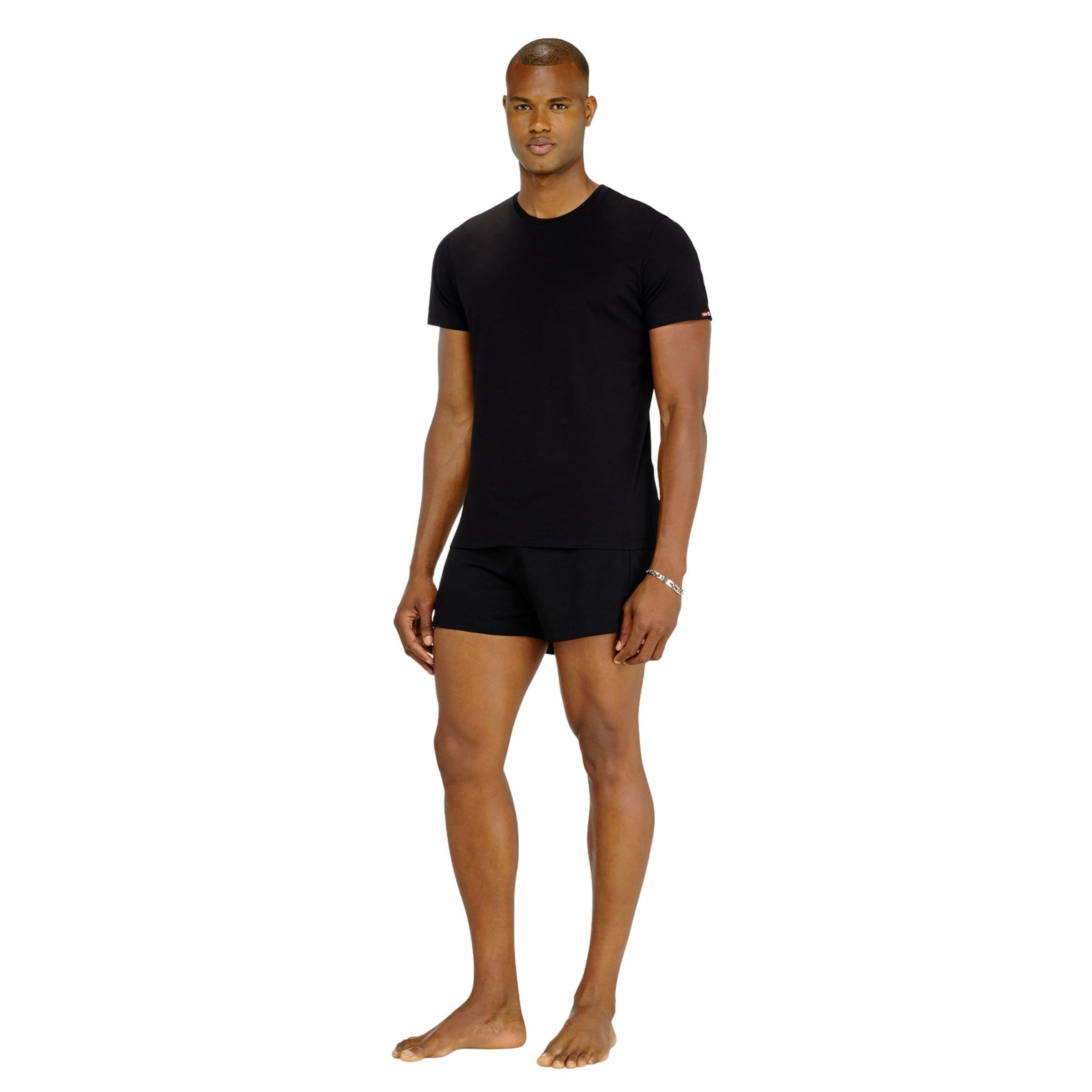 DIESEL - Camiseta térmica en negro