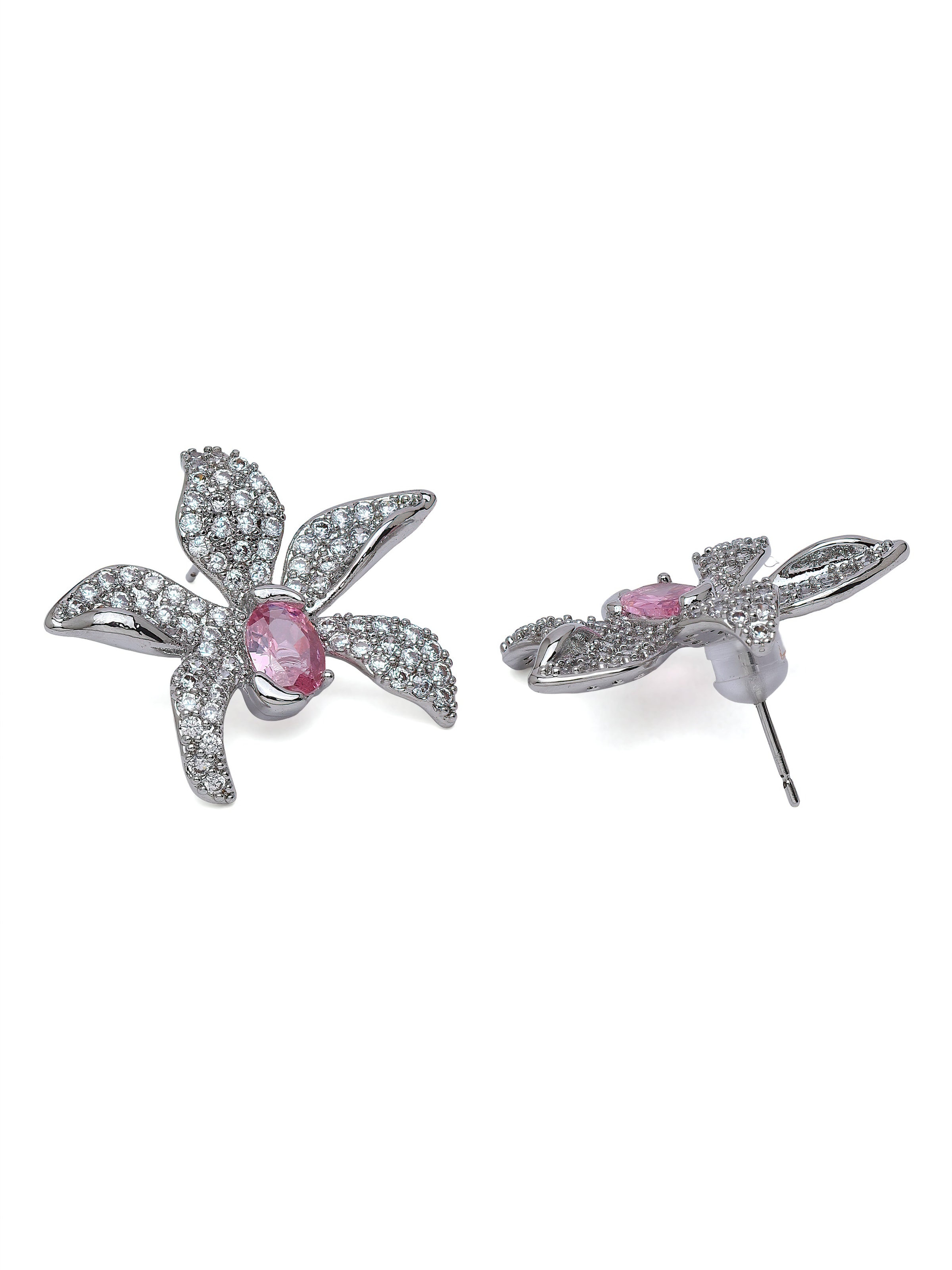 AVANT-GARDE PARIS - Pendientes 'Florielle' en plata