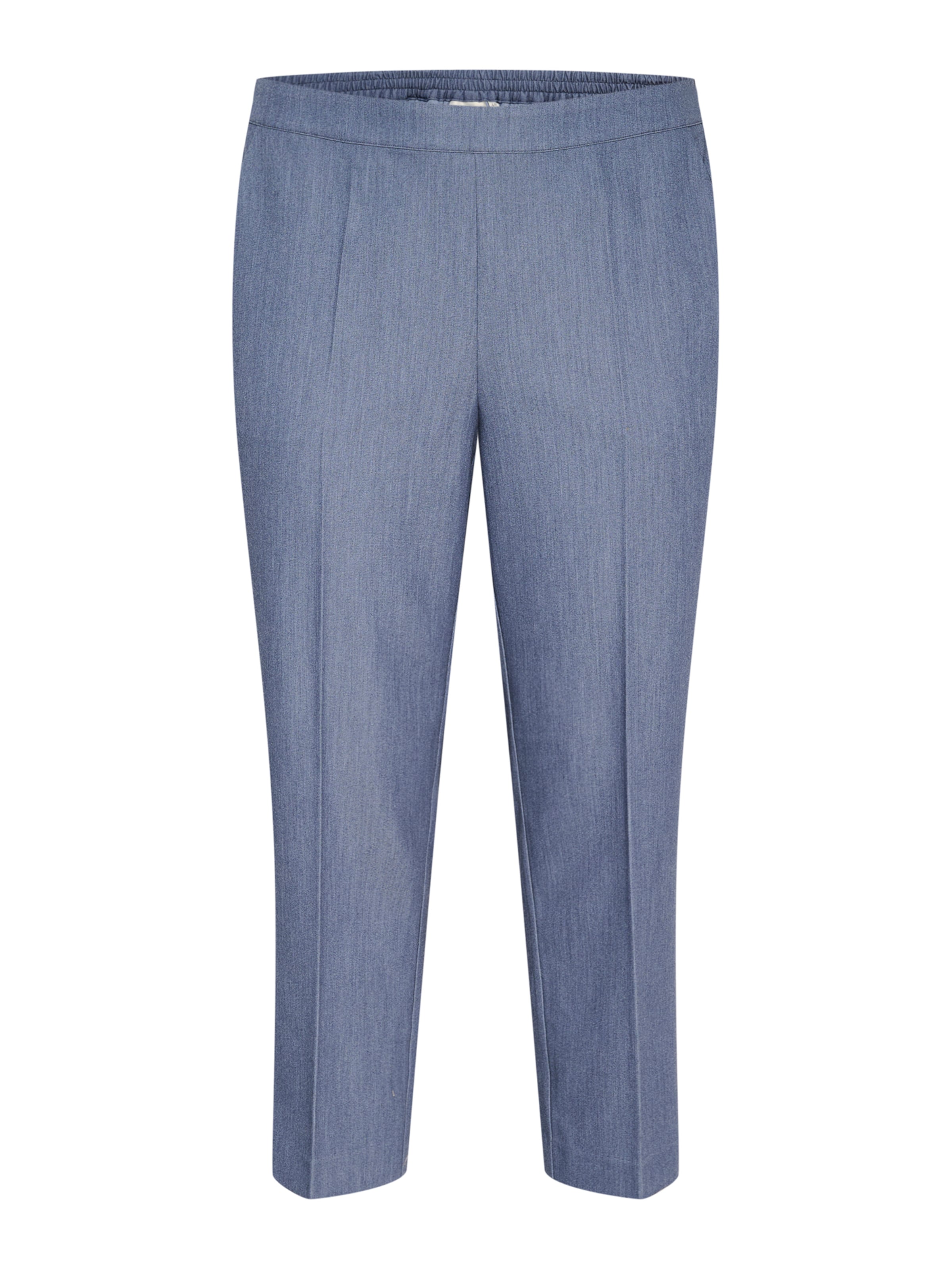 KAFFE CURVE Normální Kalhoty 'Sakira' – modrá: přední strana