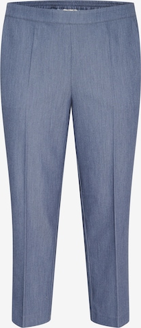 Pantalon 'Sakira' KAFFE CURVE en bleu : devant